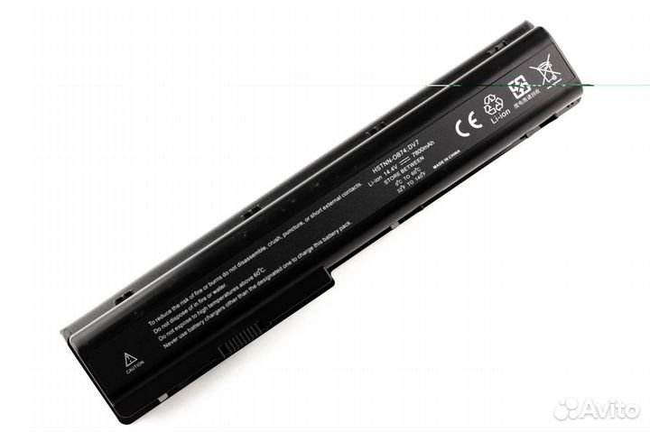 Аккумулятор для HP DV7 HDX18 (14.4V 7800mAh) p/n: