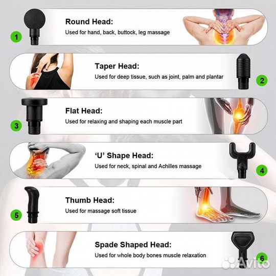 Профессиональный Массажный пистолет/Перкуссионный