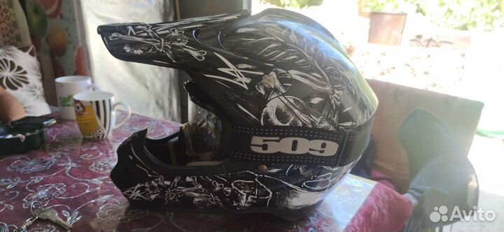 Мотошлем кроссовый р. XXL