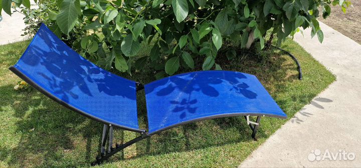 Кресло шезлонг складное