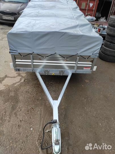 Прицеп Спутник Эксперт Zn 2513/33, тент 350 мм