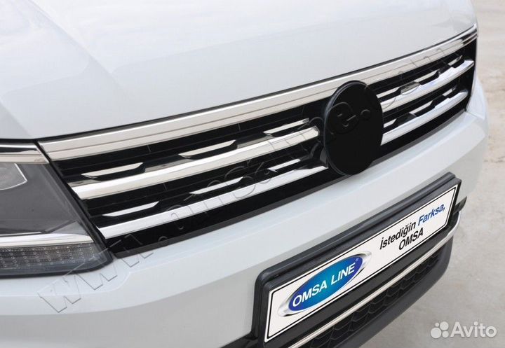 Накладки на решетку радиатора Volkswagen Tiguan