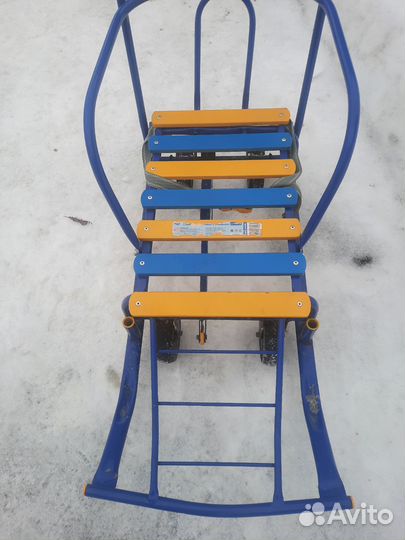 Санки на колесах