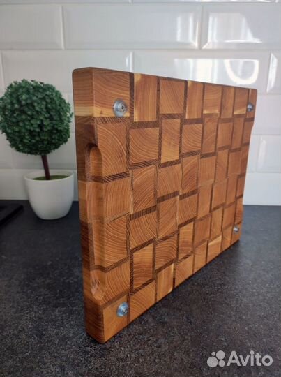 Разделочная доска торцевая (Плетение)