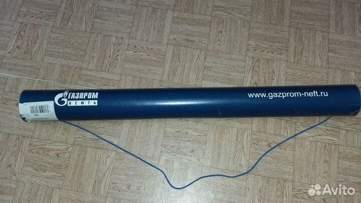 Тубус с картой Газпрома