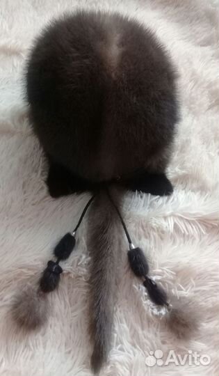 Шапка норка.Мех.воротник.Куски меха