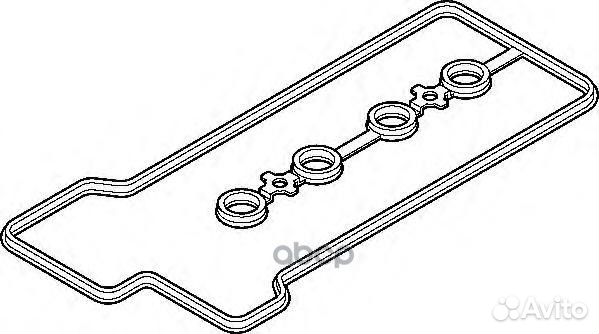 Прокладка крышки гбц полиакриловый каучук 18213