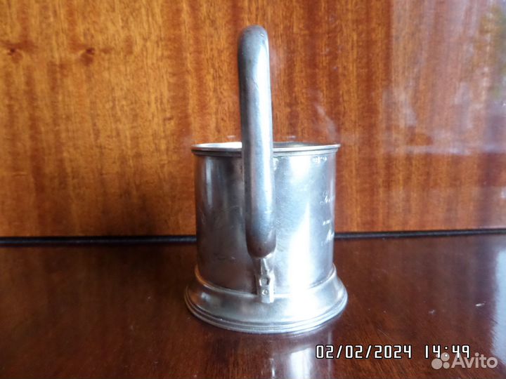 Подстаканник серебро 84