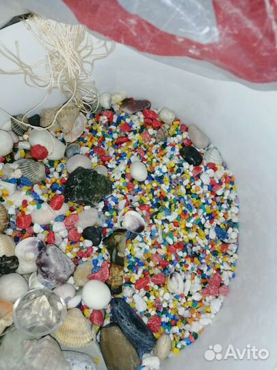 Грунт для аквариума цветной