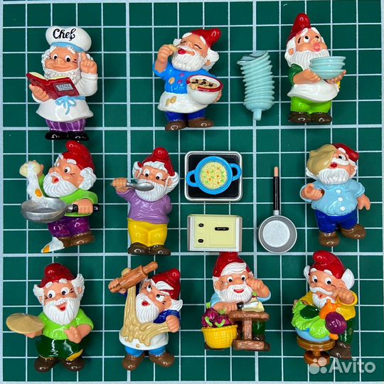 Киндер серия Гномы на кухне (кухонные)