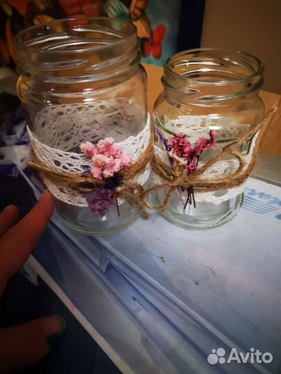 Ваза для цветов стекло