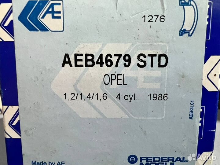 AE Вкладыши шатунные Opel