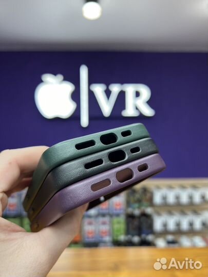 Кожаный чехол iPhone 13 Pro MagSafe