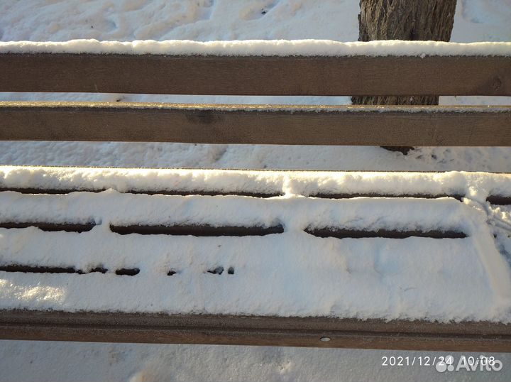 Лавочка садовая/придомовая металл, дерево