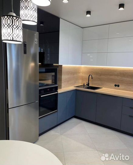 Кухня на заказ угловая