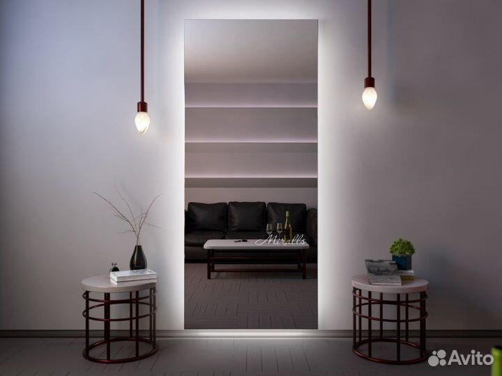 Зеркало с интерьерной подсветкой Basic XL Miralls