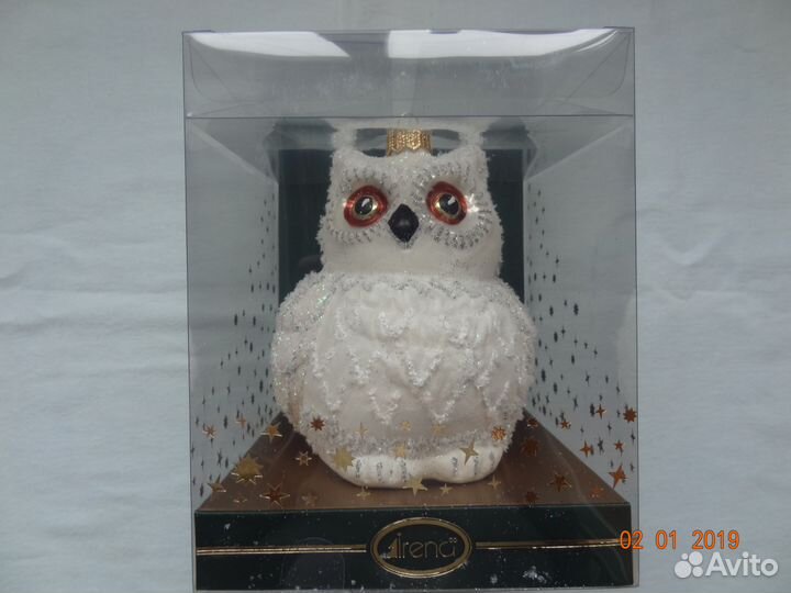 Ёлочные игрушки. Сова большая