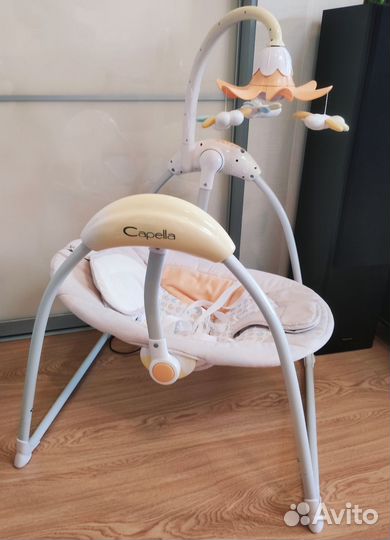 Детские электронные качели для новорожденных