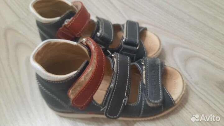 Ортопедические сандалии 28 размер бу натуральная к