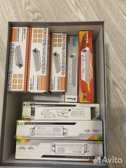 Электронный балласт для люминесцентных ламп 2х36 В