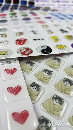 3D Стикеры оптом с любыми дизайнами