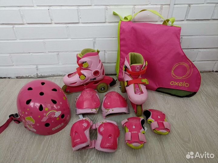 Ролики детские раздвижные 26-28 Oxelo