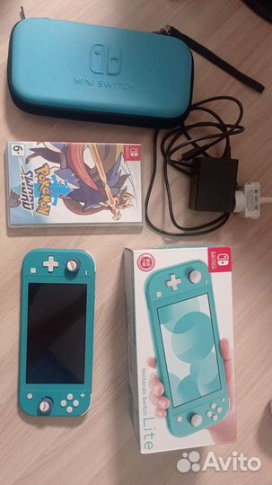 Nintendo switch lite + sd card+ игра