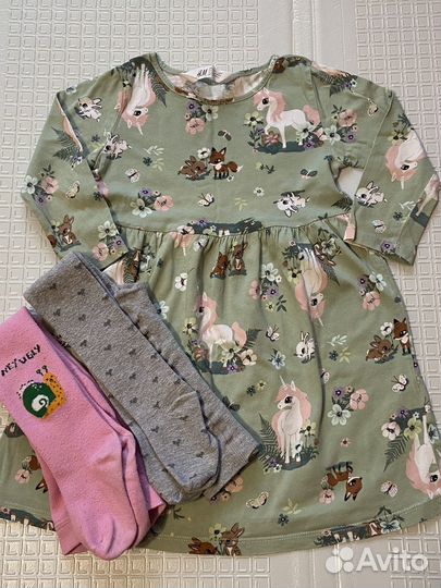 Платье для девочки H&M, 98-104