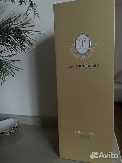 Бутылка Луи Родерер, от шампанского Cristal