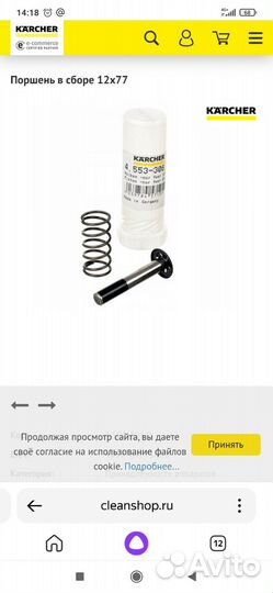 Поршень в сборе karcher