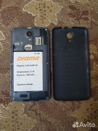 DIGMA Linx A400 3G, 4 ГБ