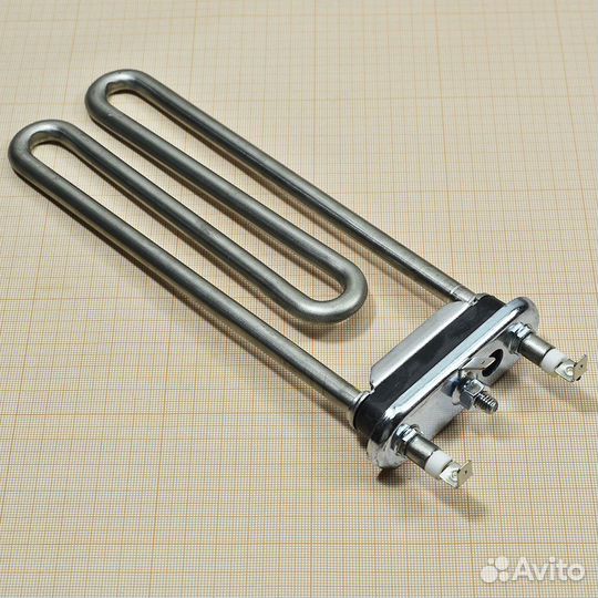 Тэн 2000W, прямой, 205 мм, с отверстием под датчик