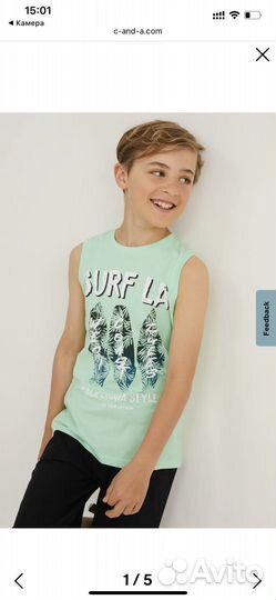 Футболка CA детская для мальчика 170-176