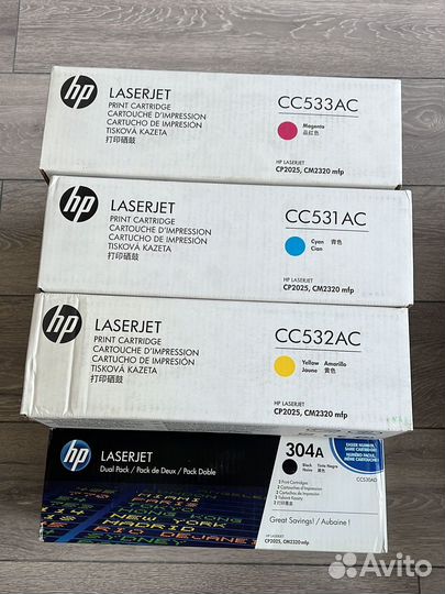 HP CC530AD HP CC531AC HP CC532AC HP CC533AC ориг