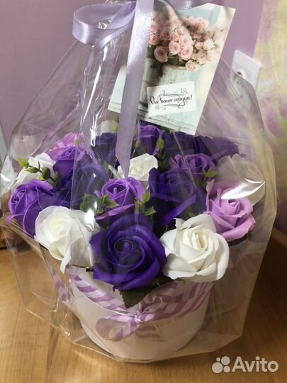 Букет из мыла