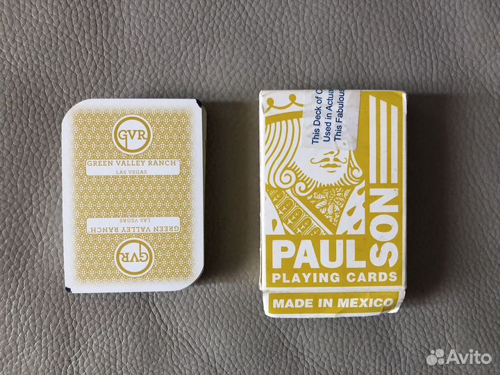 Карты из казино Лас-Вегаса игральные