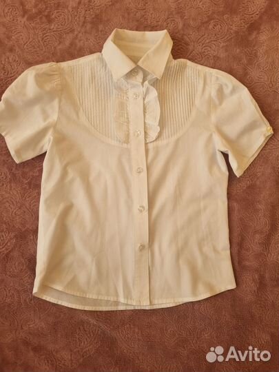 Блузки школьные 122-128