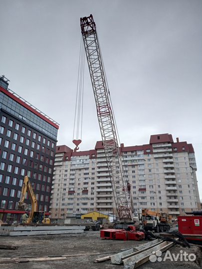 Монтаж гусеничного крана мкгс-100.1