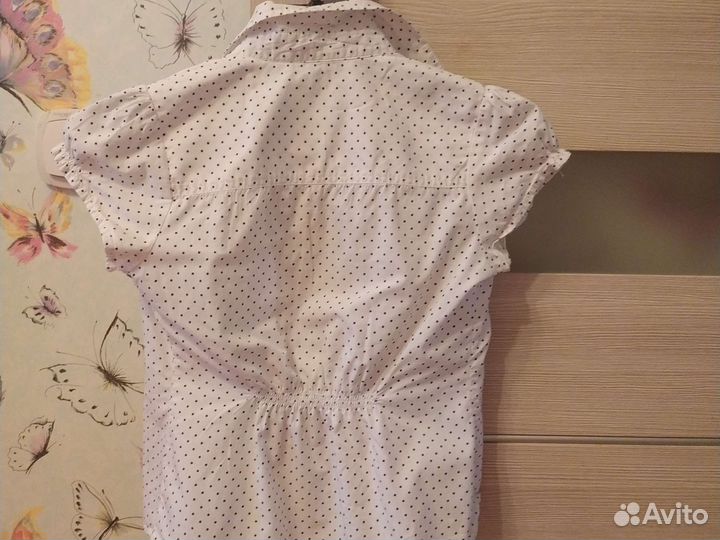 Блузка белая