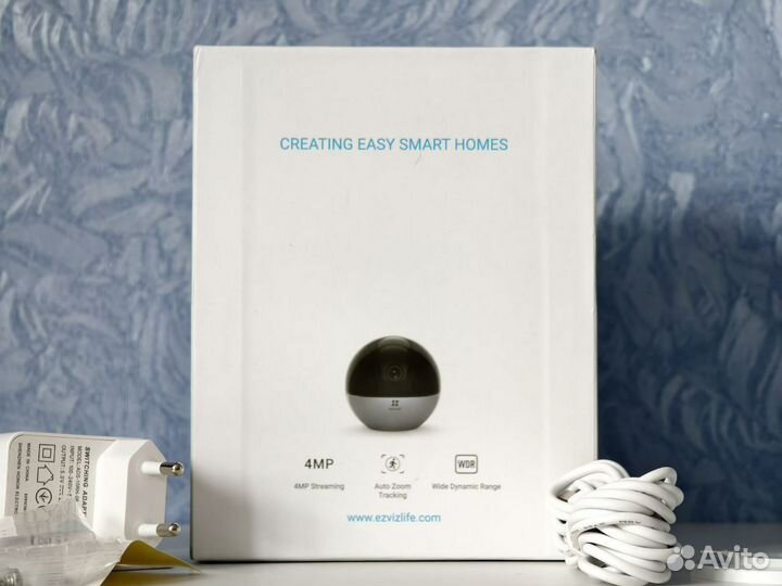 Ezviz C6W 4 мп Камера видеонаблюдения купольная
