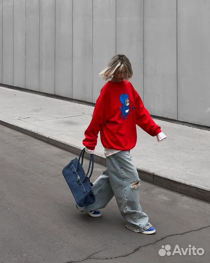 Свитер женский оверсайз