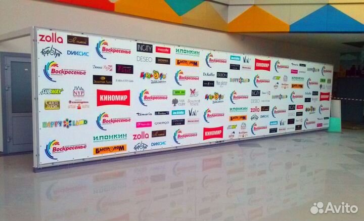 Фотозона, press wall, баннер