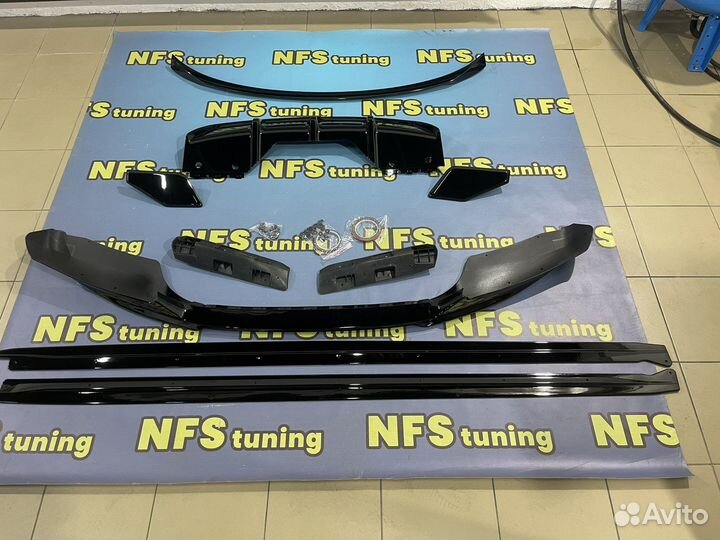 Обвес для BMW X6 F16 M Perfomanc черный глянец