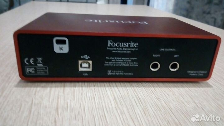 Focusrite Scarlett 2i2 2rd Gen звуковая карта