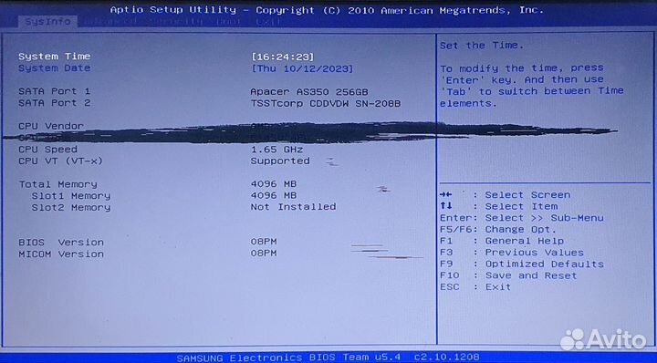 Ноутбук самсунг