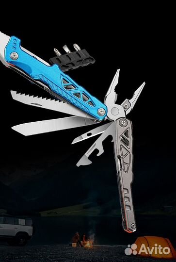 Мультитул топор туристический 19в1 нож пассатижы