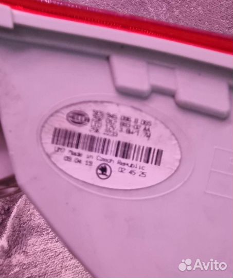 Фонарь задний правый skoda octavia a7 с 2017г.ориг