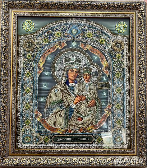 Икона ручной работы «Споручница грешных»
