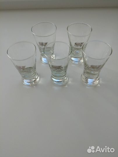 Стопки стеклянные