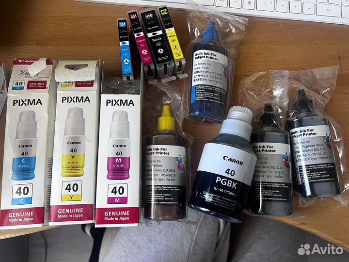 Чернила для принтеров canon